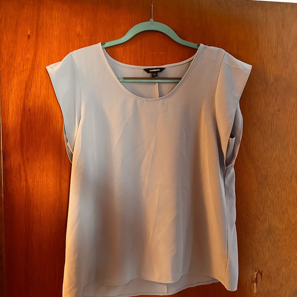 Express Women's Blouse in Light Blue